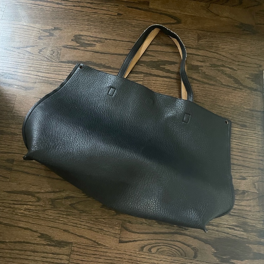 Free People black tote like new - Picture 2 of 3
